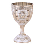 Maxbell Wine Glass Easy Clean Party Favors Portable Decoration Birthday Gifts Goblet Silver White