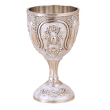 Maxbell Wine Glass Easy Clean Party Favors Portable Decoration Birthday Gifts Goblet Silver White