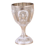 Maxbell Wine Glass Easy Clean Party Favors Portable Decoration Birthday Gifts Goblet Silver White
