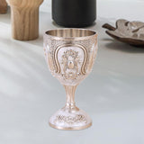 Maxbell Wine Glass Easy Clean Party Favors Portable Decoration Birthday Gifts Goblet Silver White