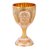 Maxbell Wine Glass Easy Clean Party Favors Portable Decoration Birthday Gifts Goblet Gold White