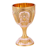 Maxbell Wine Glass Easy Clean Party Favors Portable Decoration Birthday Gifts Goblet Gold White
