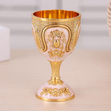 Maxbell Wine Glass Easy Clean Party Favors Portable Decoration Birthday Gifts Goblet Gold White