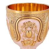 Maxbell Wine Glass Easy Clean Party Favors Portable Decoration Birthday Gifts Goblet Gold White