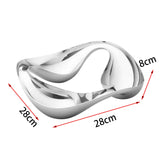 Maxbell Snack Serving Tray Dried Fruit Storage Plate for Snacks Fruits Nuts