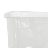 Maxbell Rice Storage Container Space Saving Sealed Grain Storage Bin for Sugar Flour clear