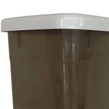 Maxbell Rice Storage Container Space Saving Sealed Grain Storage Bin for Sugar Flour gray