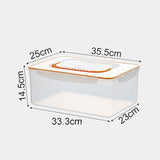 Maxbell Kimchi Container Multipurpose Preservation Container for Salad Snacks Pantry 12L