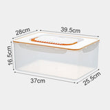 Maxbell Kimchi Container Multipurpose Preservation Container for Salad Snacks Pantry 16L