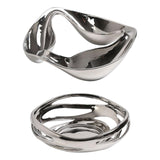 Maxbell Divided Serving Tray Unique Elegant Snack Plate for Candy Chocolates Dessert A