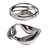 Maxbell Divided Serving Tray Unique Elegant Snack Plate for Candy Chocolates Dessert A