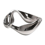 Maxbell Divided Serving Tray Unique Elegant Snack Plate for Candy Chocolates Dessert A