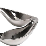 Maxbell Divided Serving Tray Unique Elegant Snack Plate for Candy Chocolates Dessert A