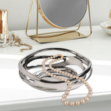 Maxbell Divided Serving Tray Unique Elegant Snack Plate for Candy Chocolates Dessert B