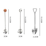 Maxbell Ceramic Coffee Mug Tea Cup Muscle Cup for Tea Hot or Cold Drink Father's Day spade spoon