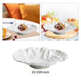 Maxbell Ceramic Plate Japanese Style Steak Dinner Storage Tray for BBQ Camping Party 9inch