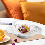 Maxbell Ceramic Plate Japanese Style Steak Dinner Storage Tray for BBQ Camping Party 11inch