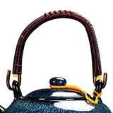 Maxbell Ceramic Teapot Traditional Tea Dispenser Tea Maker for Picnic Outdoor Hiking blue1