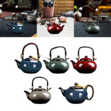 Maxbell Ceramic Teapot Traditional Tea Dispenser Tea Maker for Picnic Outdoor Hiking blue1