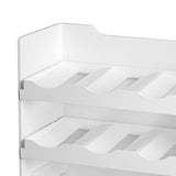 Maxbell 3 Tier Egg Holder Holds 24 Eggs Rolling Egg Holder for Drawer Cabinet Pantry