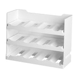 Maxbell 3 Tier Egg Holder Holds 24 Eggs Rolling Egg Holder for Drawer Cabinet Pantry