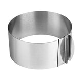 Maxbell Cake Mould Ring with Scaling DIY Pastry Tool Stainless Steel for Cake Pastry
