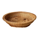 Maxbell Woven Fruit Basket Food Basket Serving Tray for Parties Entryway Table Snack 22cmx6cm