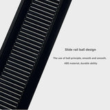 Maxbell Drink Organizer for Fridge Durable for Commodity Shelves Supermarkets Garage 3 row black