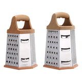 Maxbell Box Grater Kitchenware Food Shredder for Cheese Potatoes Ginger 8inch