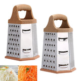 Maxbell Box Grater Kitchenware Food Shredder for Cheese Potatoes Ginger 8inch