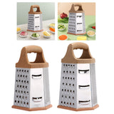 Maxbell Box Grater Kitchenware Food Shredder for Cheese Potatoes Ginger 8inch