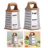 Maxbell Box Grater Kitchenware Food Shredder for Cheese Potatoes Ginger 8inch