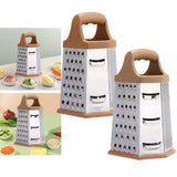 Maxbell Box Grater Kitchenware Food Shredder for Cheese Potatoes Ginger 8inch