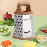 Maxbell Box Grater Kitchenware Food Shredder for Cheese Potatoes Ginger 8inch
