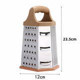 Maxbell Box Grater Kitchenware Food Shredder for Cheese Potatoes Ginger 9inch