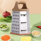 Maxbell Box Grater Kitchenware Food Shredder for Cheese Potatoes Ginger 9inch