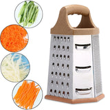 Maxbell Box Grater Kitchenware Food Shredder for Cheese Potatoes Ginger 9inch