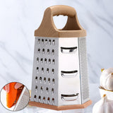Maxbell Box Grater Kitchenware Food Shredder for Cheese Potatoes Ginger 9inch