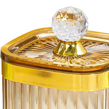 Maxbell Food Storage Container Jar with Lid Food Canister for Spice Serving Tea Brown