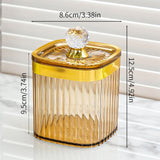 Maxbell Food Storage Container Jar with Lid Food Canister for Spice Serving Tea Brown