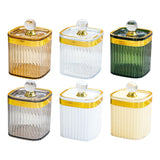 Maxbell Food Storage Container Jar with Lid Food Canister for Spice Serving Tea Brown