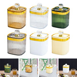 Maxbell Food Storage Container Jar with Lid Food Canister for Spice Serving Tea Brown