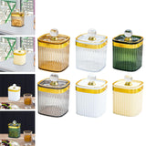 Maxbell Food Storage Container Jar with Lid Food Canister for Spice Serving Tea Brown