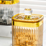 Maxbell Food Storage Container Jar with Lid Food Canister for Spice Serving Tea Brown