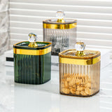 Maxbell Food Storage Container Jar with Lid Food Canister for Spice Serving Tea Brown