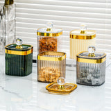 Maxbell Food Storage Container Jar with Lid Food Canister for Spice Serving Tea Brown