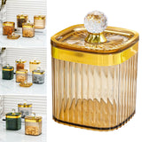 Maxbell Food Storage Container Jar with Lid Food Canister for Spice Serving Tea Brown