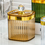 Maxbell Food Storage Container Jar with Lid Food Canister for Spice Serving Tea Brown