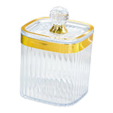 Maxbell Food Storage Container Jar with Lid Food Canister for Spice Serving Tea Gold