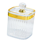 Maxbell Food Storage Container Jar with Lid Food Canister for Spice Serving Tea Gold